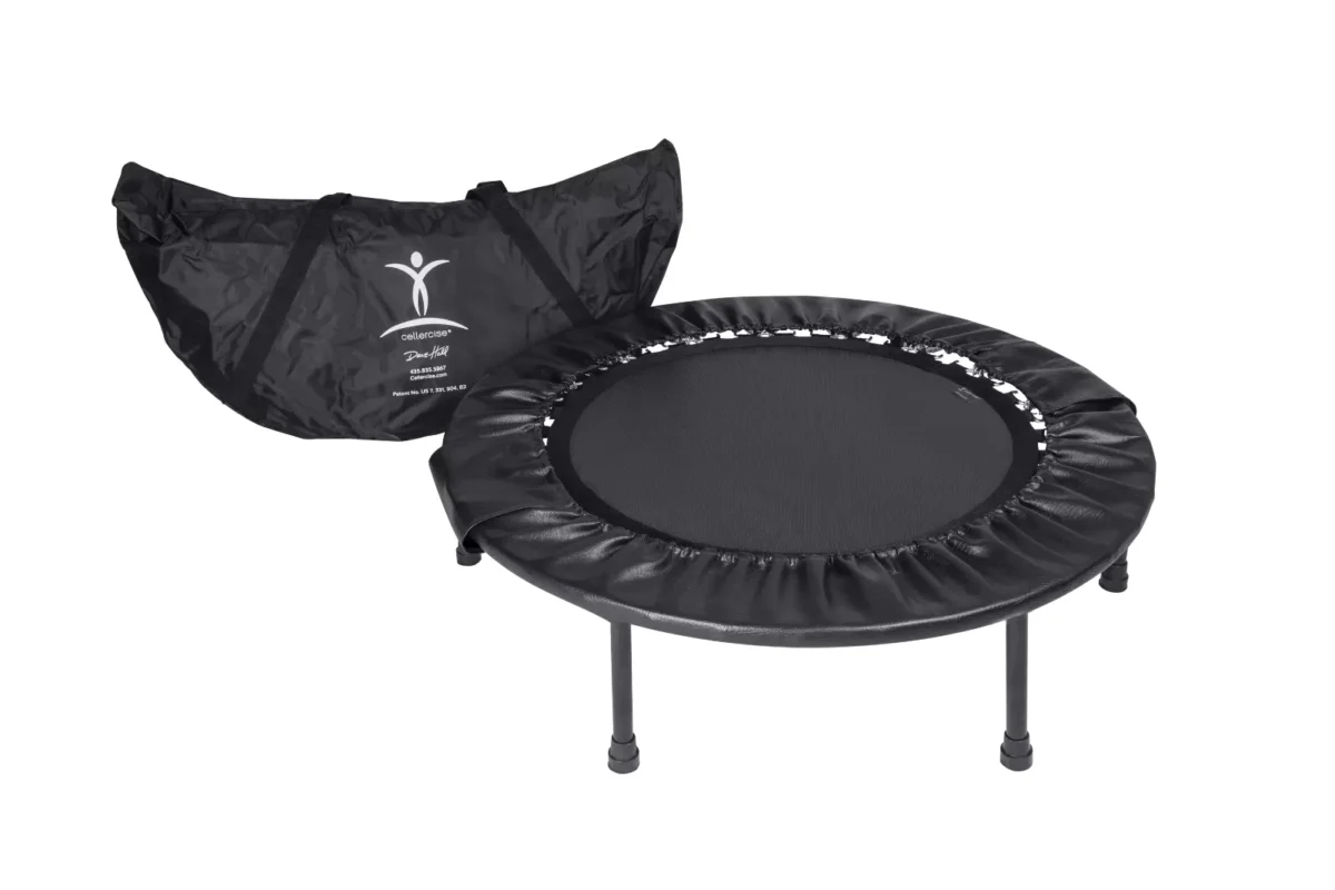 Bi-Fold Cellerciser Mini Rebounder and Carrying Case