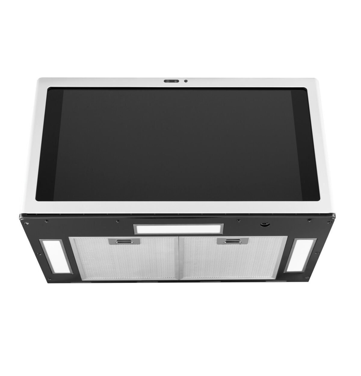 GE Profile - Kitchen Hub & 30 Convertible Range Hood - Matte White