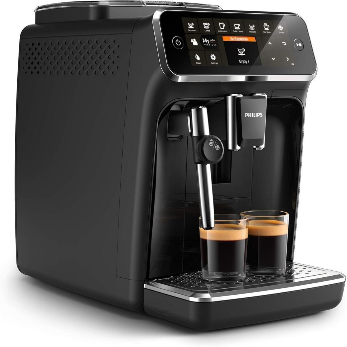 Philips 4300 Super-Automatic Espresso Machine, Black - EP4321/54