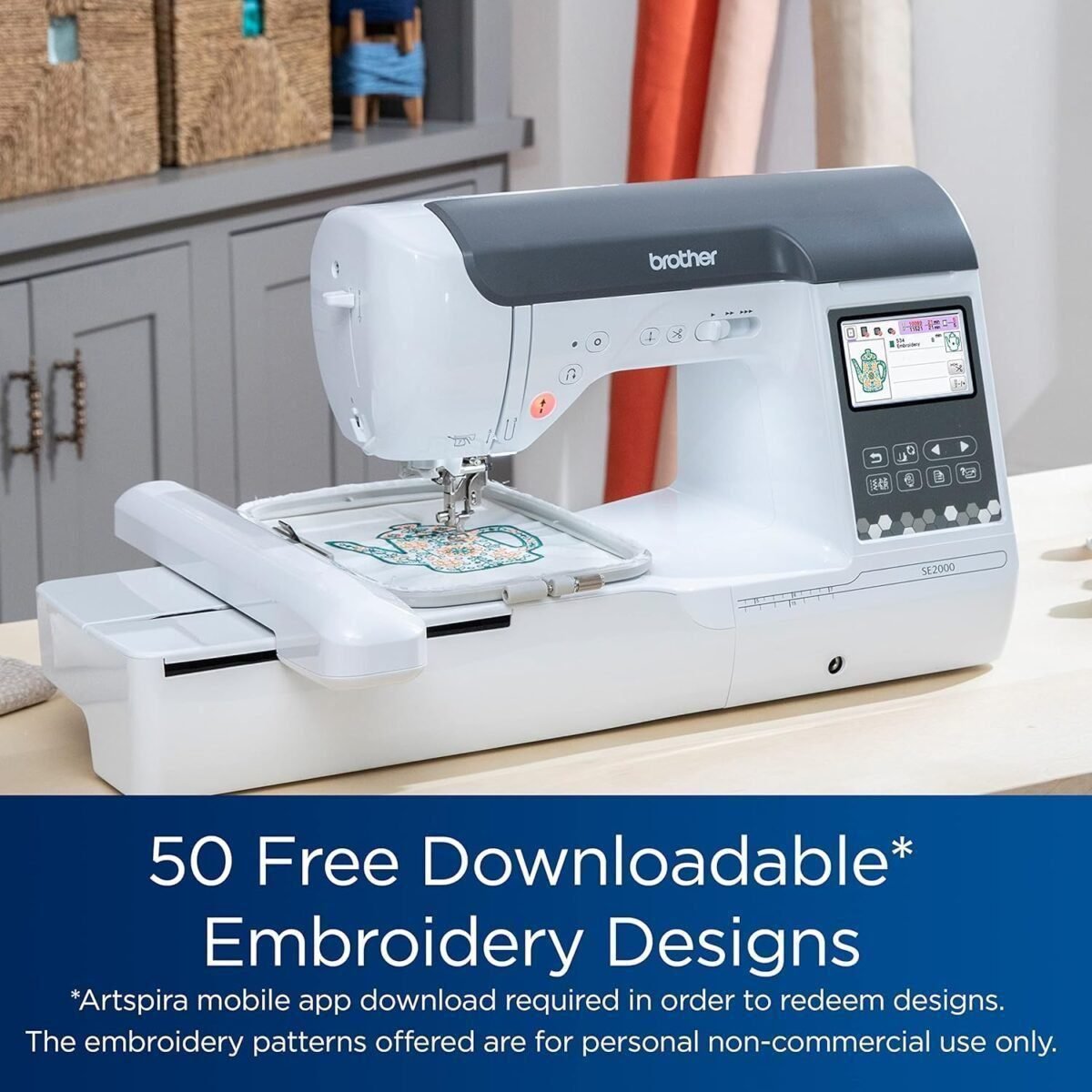 Brother SE2000 Computerized Sewing + Embroidery Machine w/ WiFi