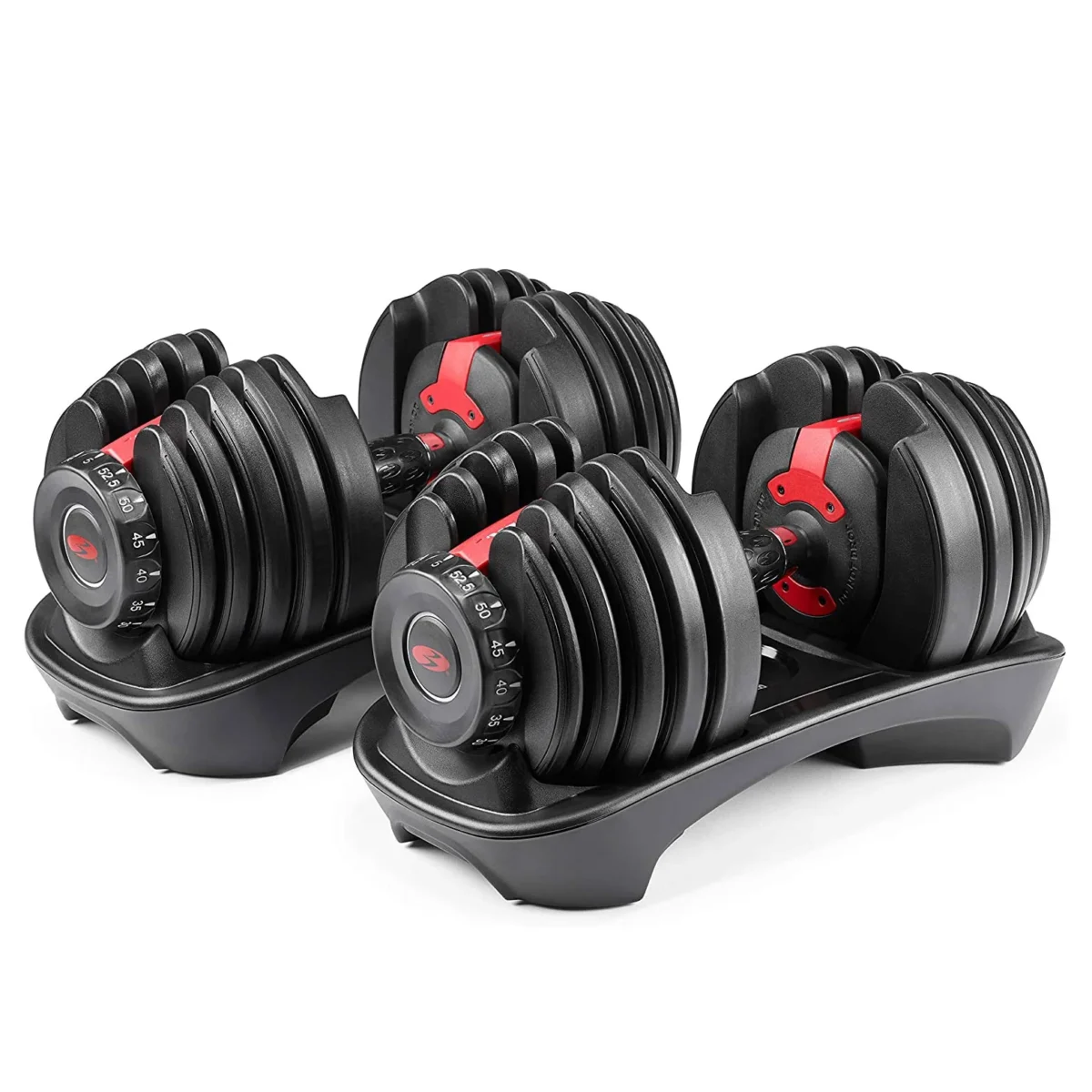 BowFlex SelectTech 552 Dumbbells, Adjustable, Pair