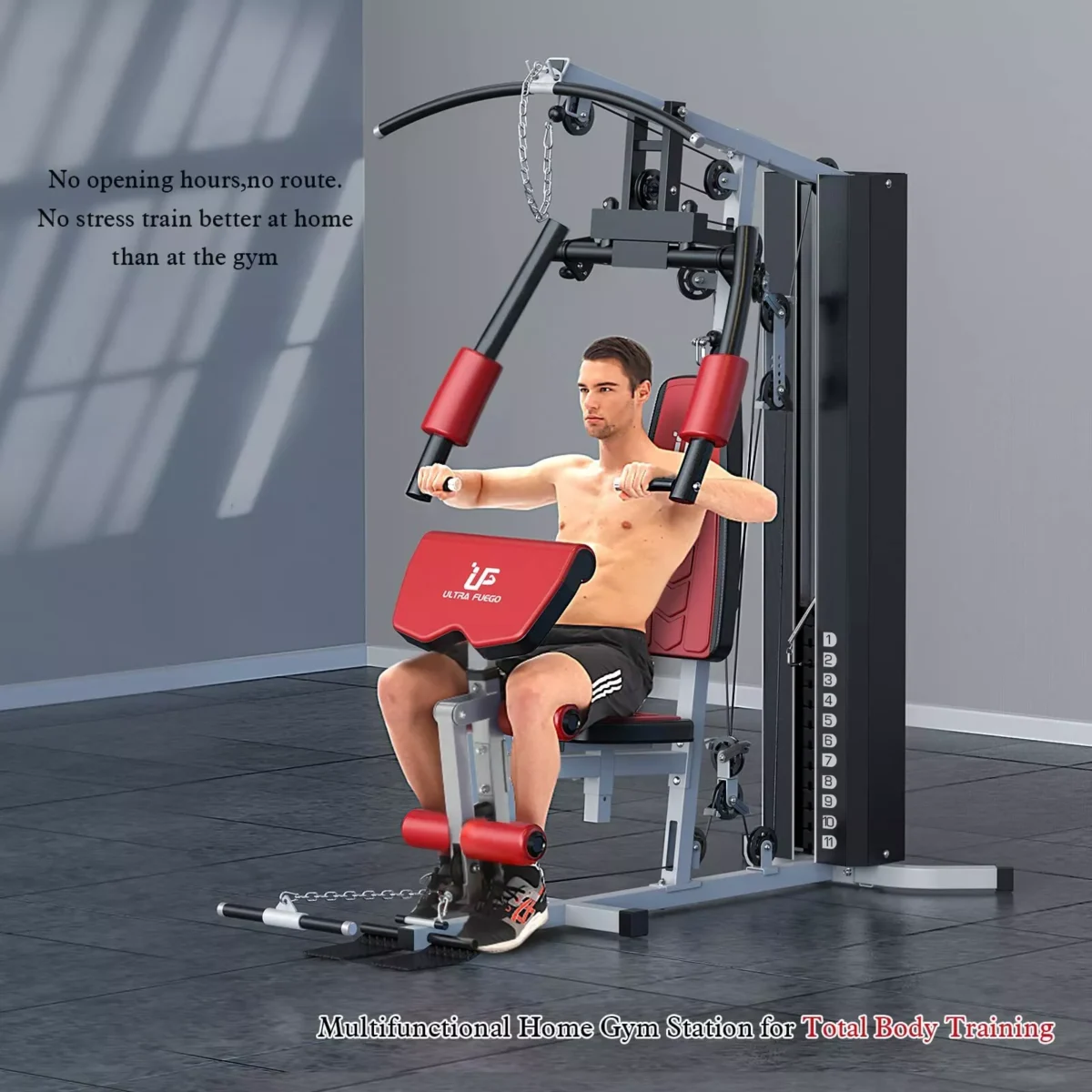 Home Gym Multifunctional Full Body Home Gym Equipment WLSCM-1148L