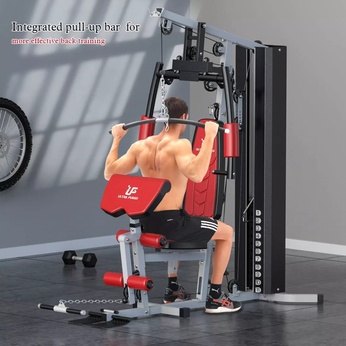 Home Gym Multifunctional Full Body Home Gym Equipment WLSCM-1148L