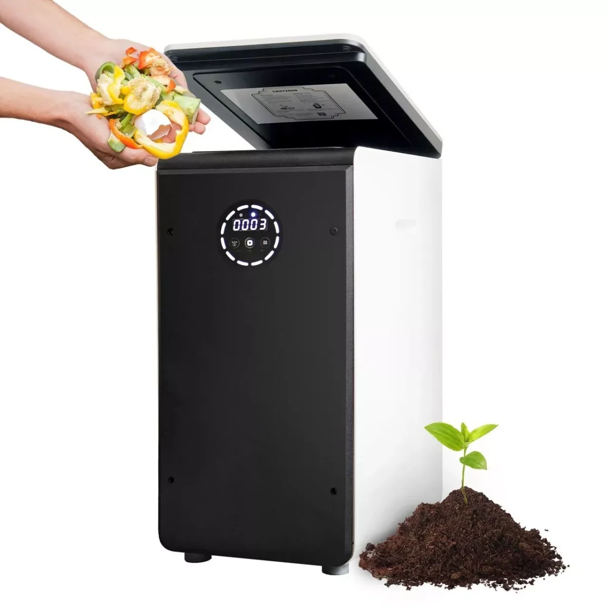 GEME 19L Electric Composter Kitchen World First Bio Compost Machine Food Cycler