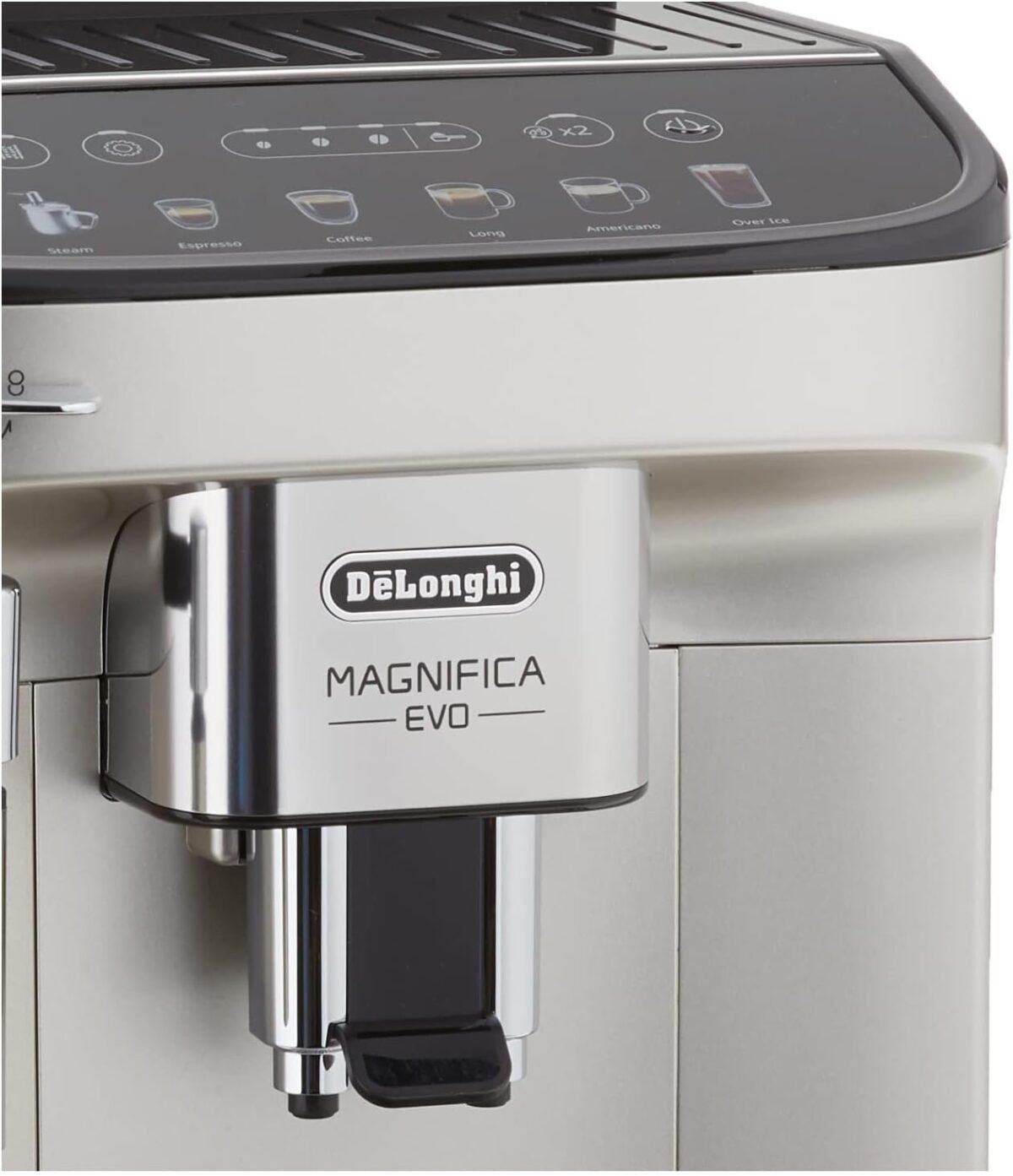 De'Longhi Magnifica Evo Automatic Espresso & Coffee Machine with Manual Milk Frother for Latte