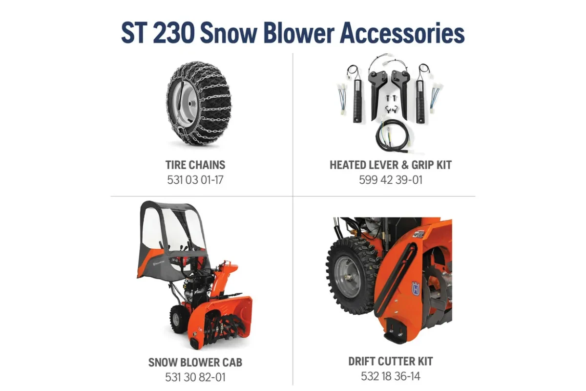 Husqvarna ST230P 30 in. Electric-Start Dual-Stage Snow Blower, 8.5 HP