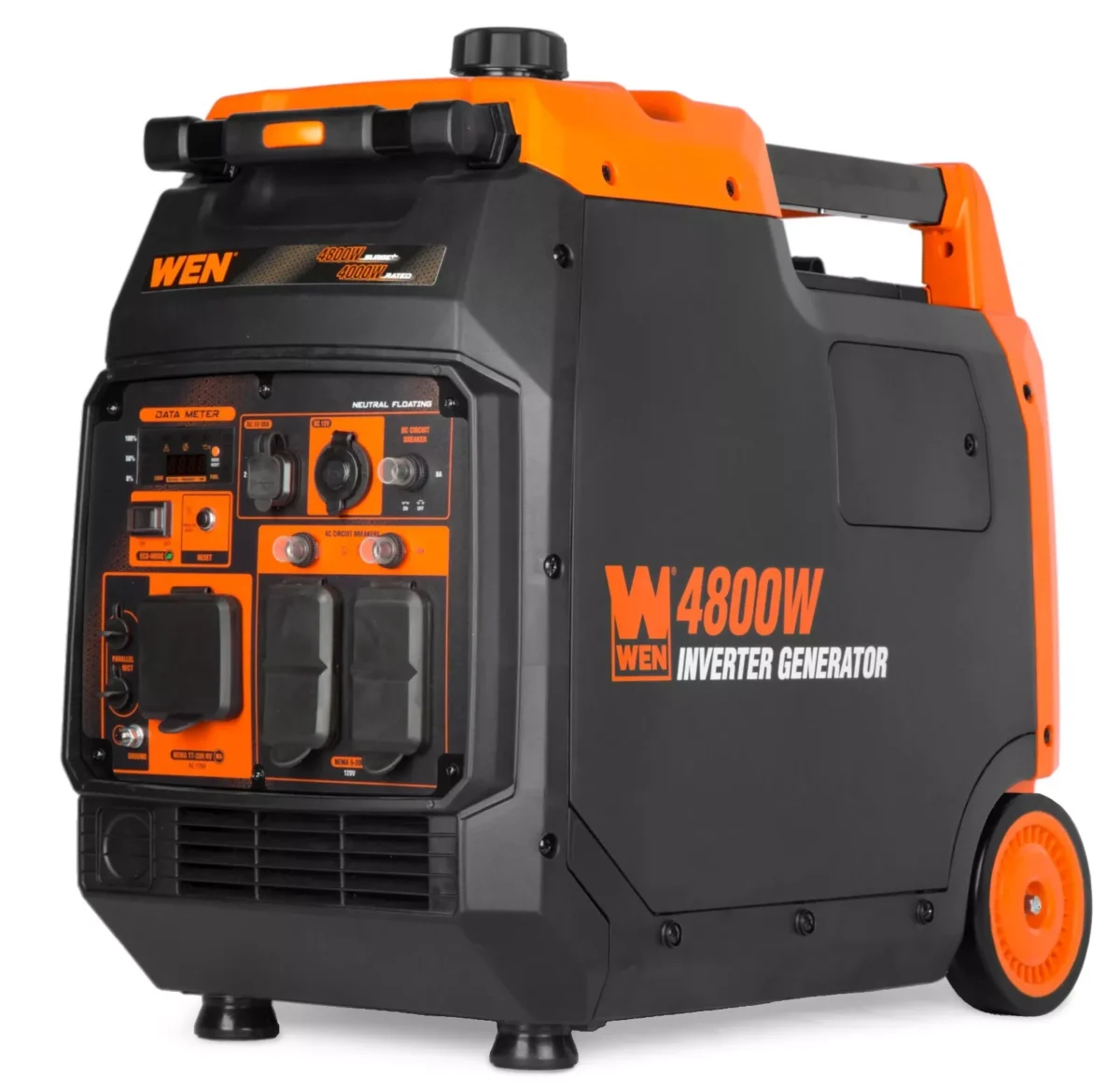 WEN 56477i 4800-Watt Portable Inverter Generator, RV-Ready, with Fuel Shut Off