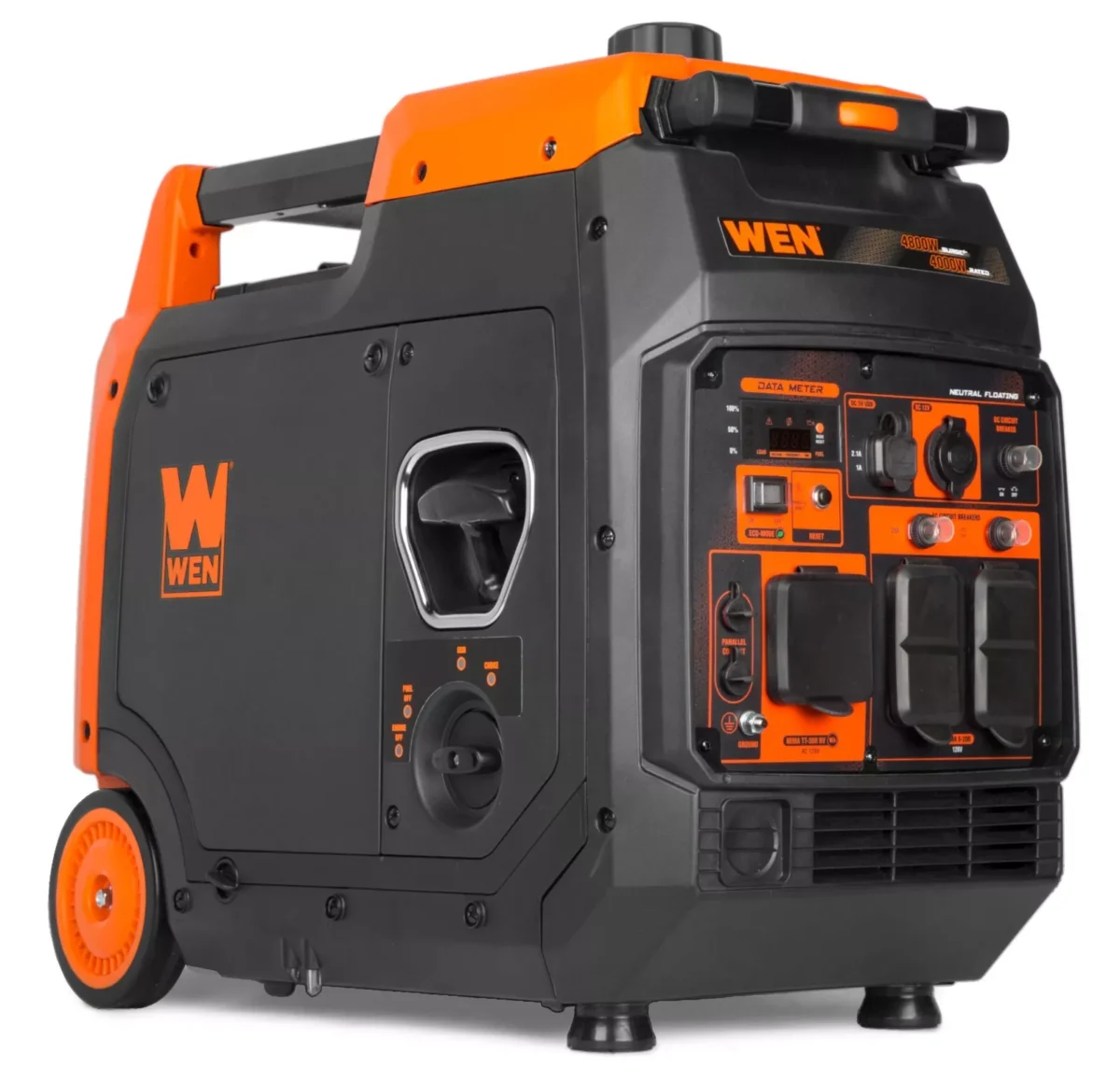 WEN 56477i 4800-Watt Portable Inverter Generator, RV-Ready, with Fuel Shut Off