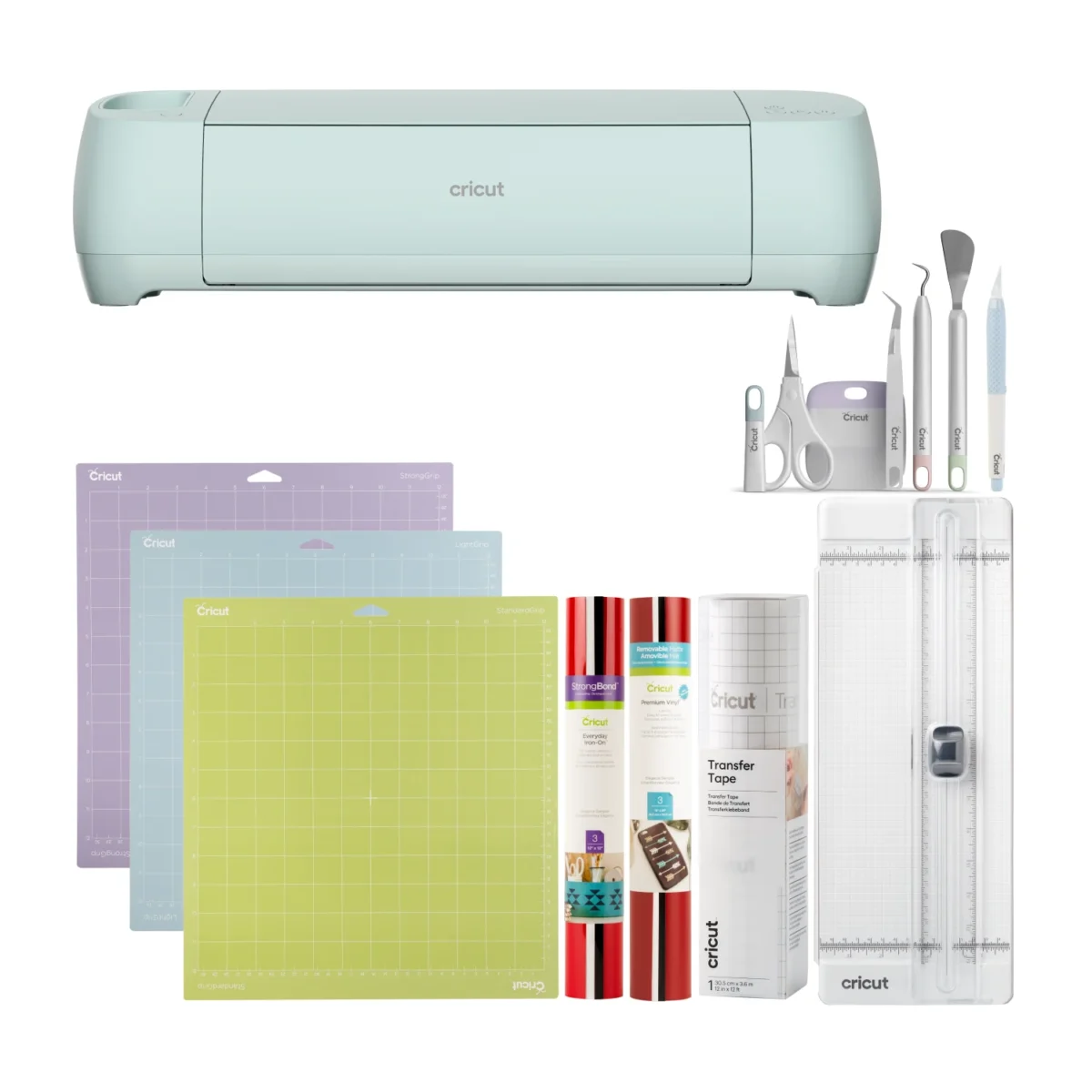 Cricut Explore  3 Smart Cutting Machine + Starter Kit, Seafoam