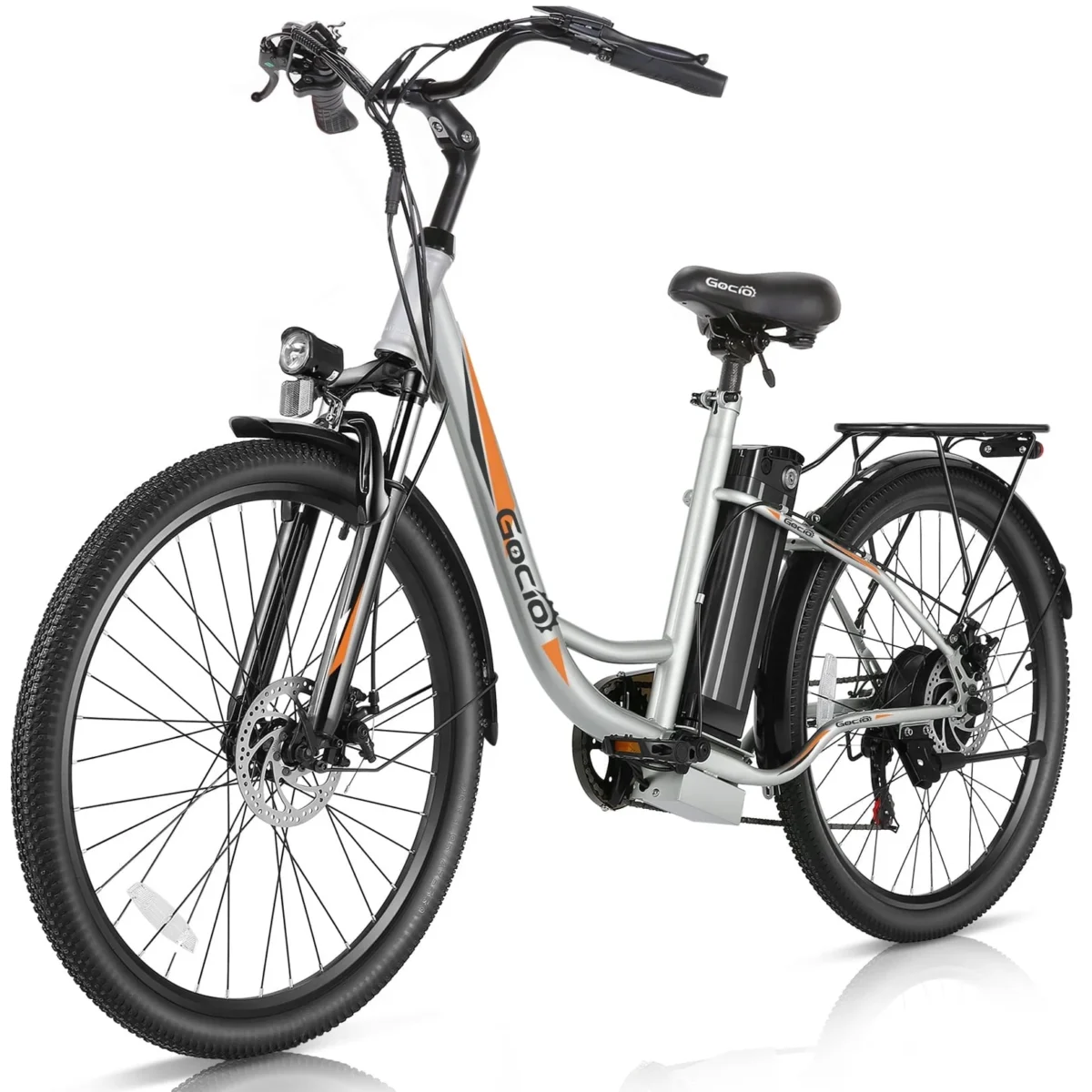 Gocio 500W Electric Bike for Adults, 26" Electric Hybrid Bicycle City Ebike, Women E Bike