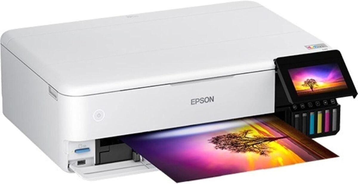 Epson EcoTank Photo ET-8550 Wireless Wide-Format All-in-One Supertank Printer with Scanner