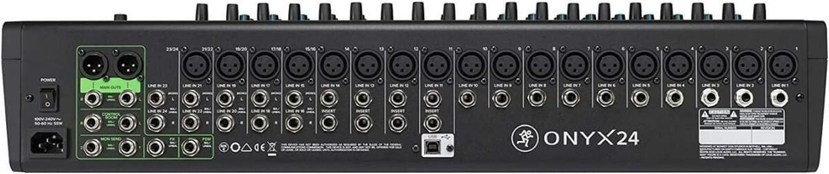 Mackie Onyx24 24-channel Analog Mixer with Multi-track USB