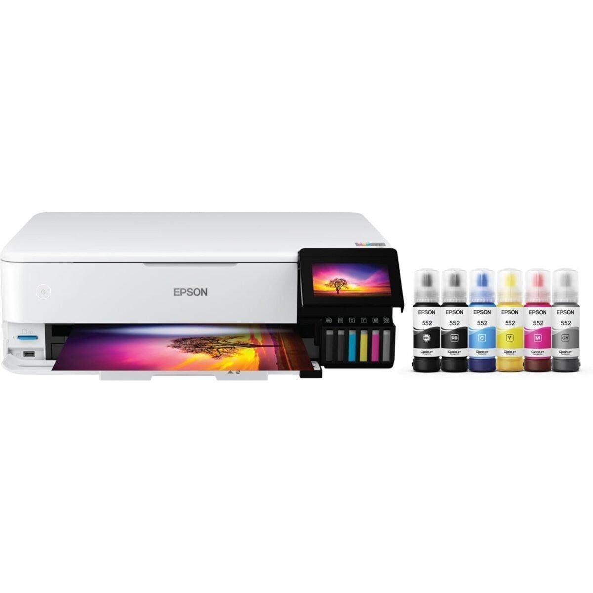 Epson EcoTank Photo ET-8550 Wireless Wide-Format All-in-One Supertank Printer with Scanner