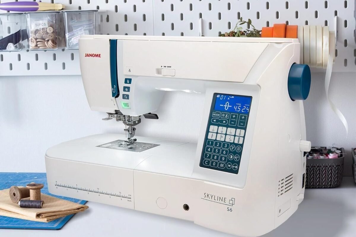 Janome Skyline S6 Sewing and Quilting Machine with 9mm Stitch Width