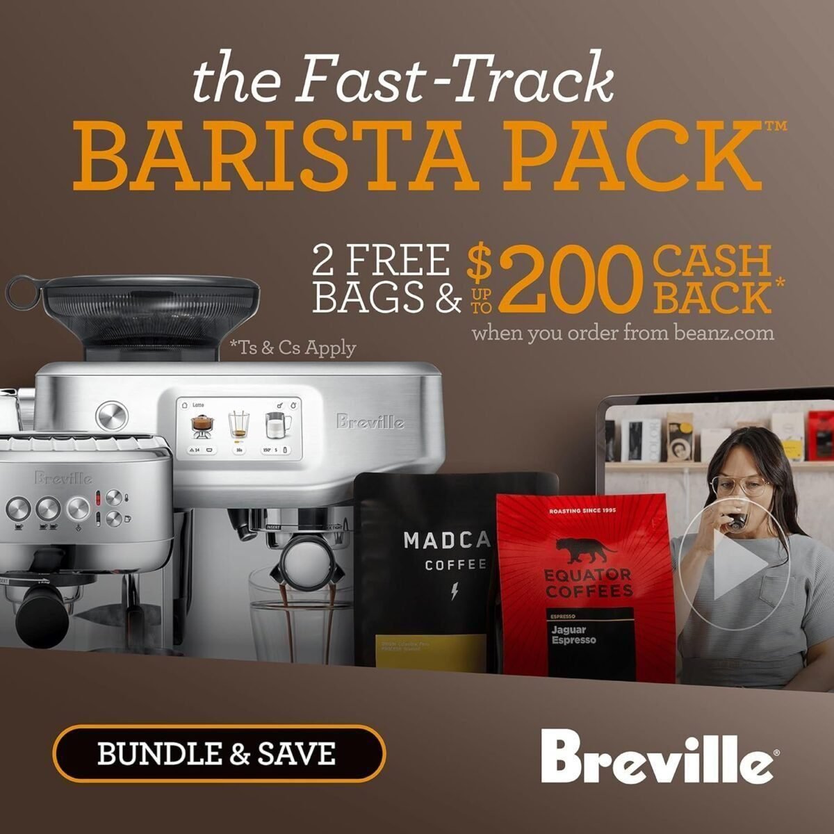 Breville Barista Touch BES880BSS Espresso Machine