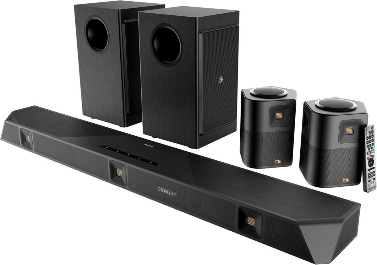 Nakamichi Dragon 11.4.6 Home Surround Sound System with Dolby Atmos and DTS:X Pro