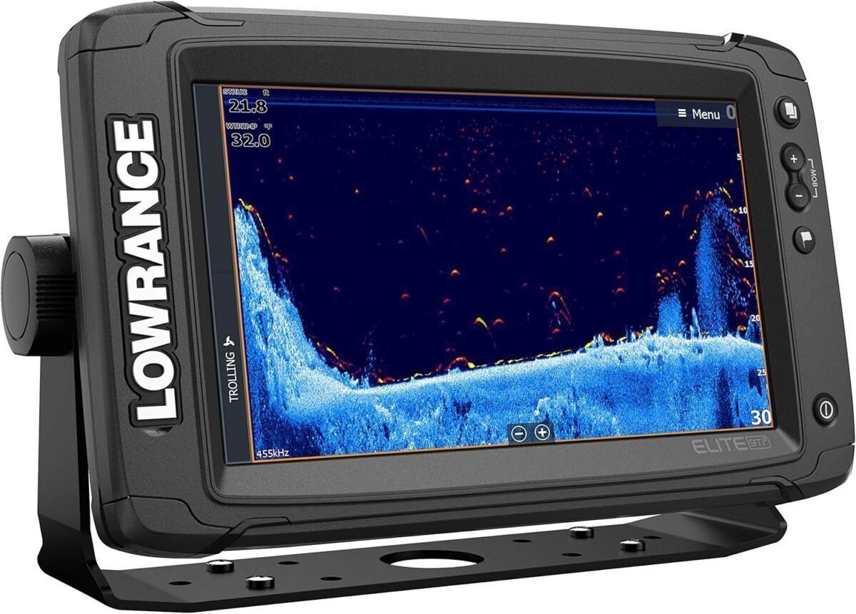 Elite-9 Ti2-9-inch Fish Finder Active Imaging 3-in-1Transducer, Wireless Networking