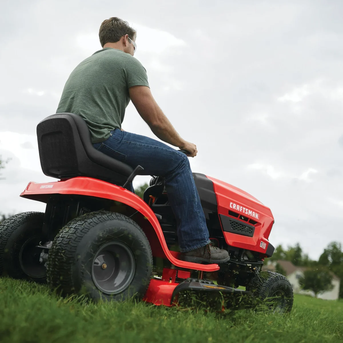 Craftsman 42" Gas Riding Lawn Mower with 17.5 HP Briggs