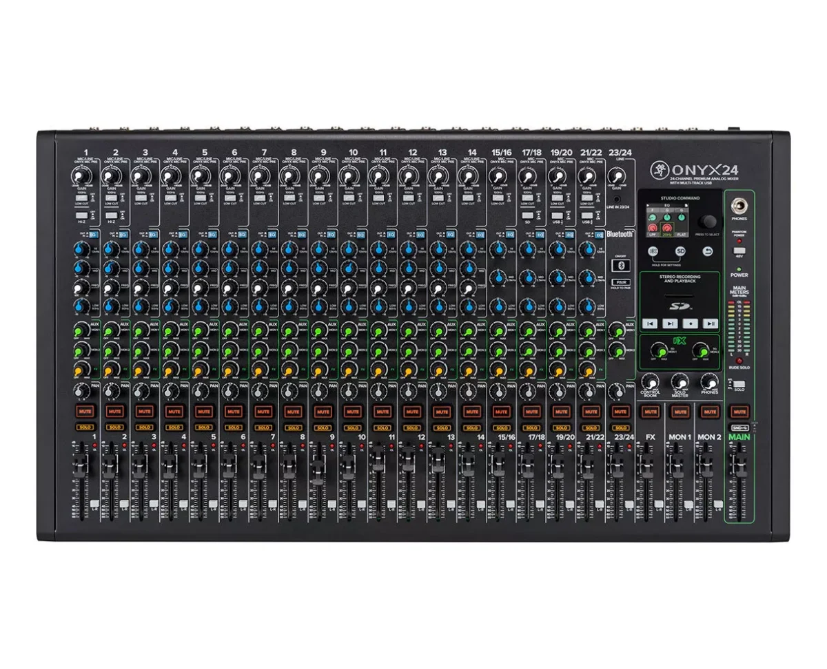 Mackie Onyx24 24-channel Analog Mixer with Multi-track USB