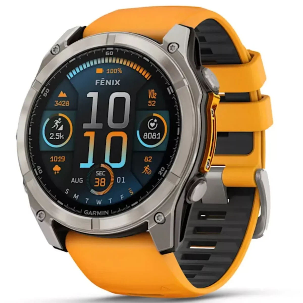 Garmin 010-02905-10 Fenix 8 Sapphire Smartwatch Athlete GPS Watch - 51 mm