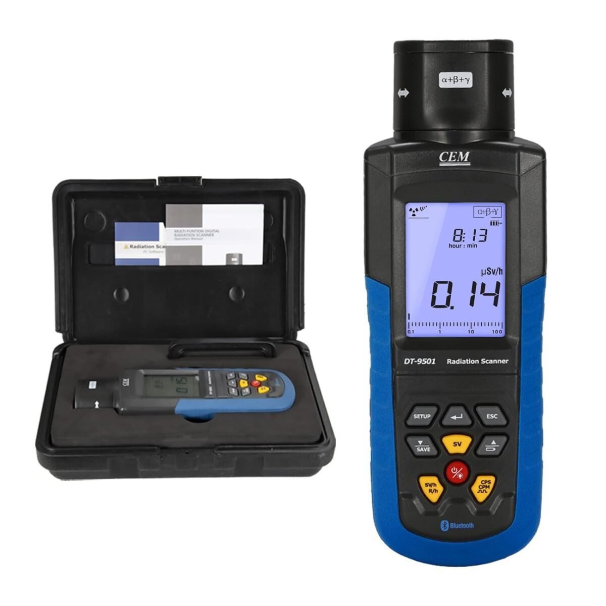 CEM DT-9501 Geiger Counter Nuclear Radiation Detector