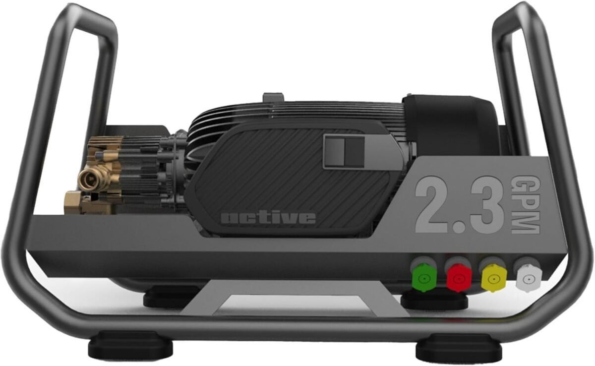 ACTIVE 2.3 Electric Pressure Washer with 2.3 GPM & Power Wash Output of 3,450 Cleaning Units