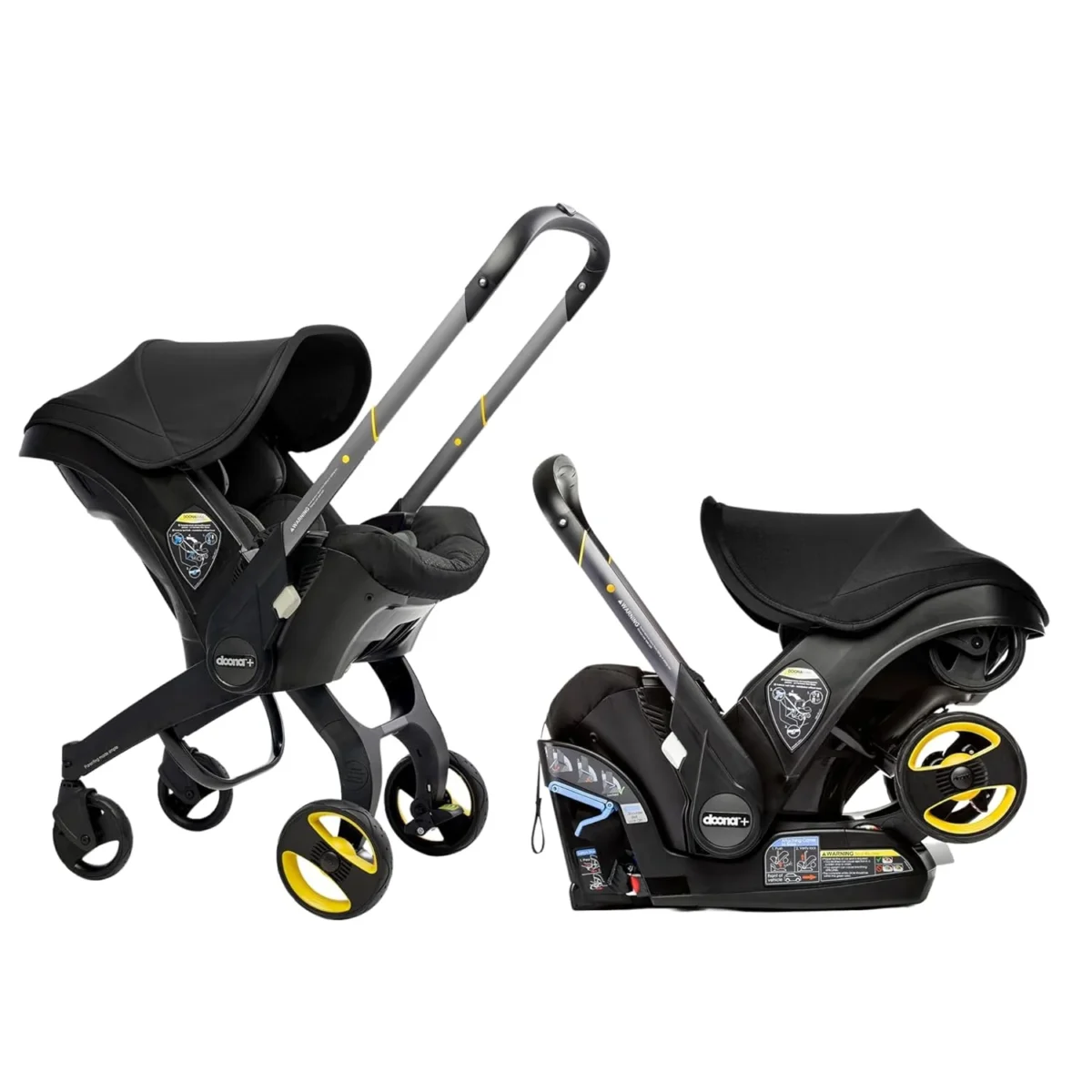 Doona Car Seat & Stroller, Nitro Black – All-in-One Travel System