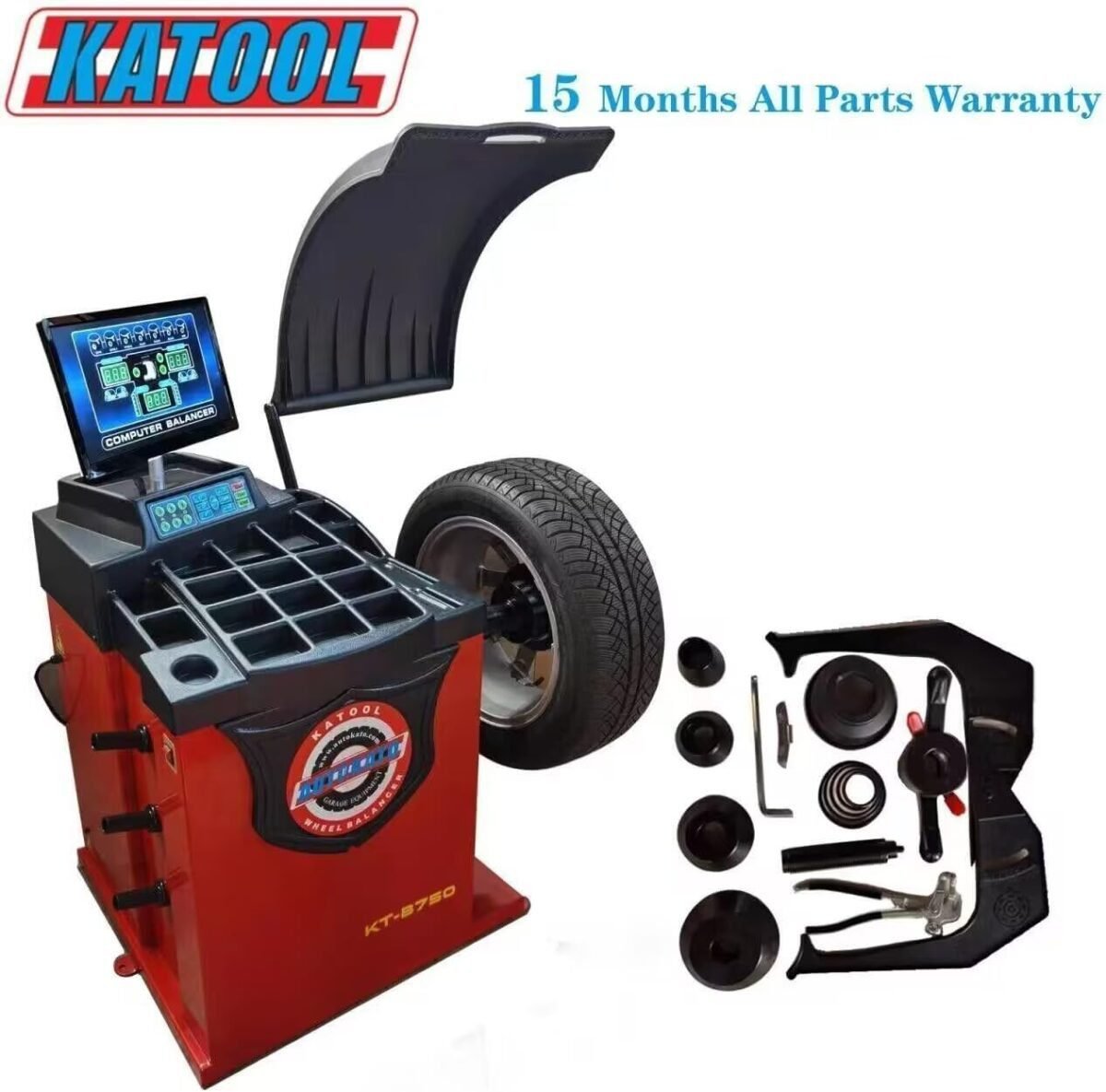 Tire Changer Machine KT-T850(Bead Blaster) Wheel Balancer Machine KT-B750