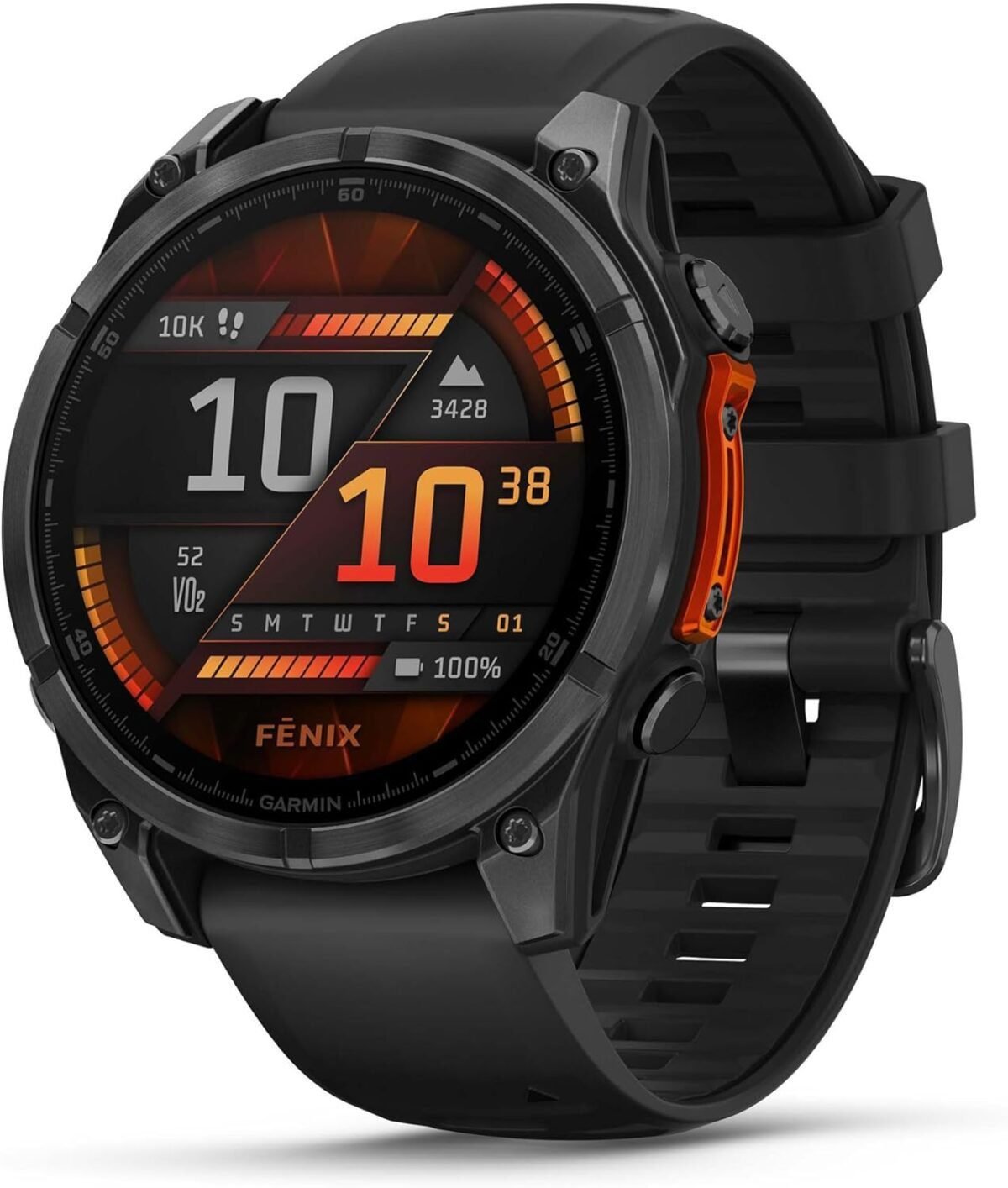 Garmin Fenix 8 AMOLED (47mm, Slate Gray/Black) Multisport GPS Smartwatch