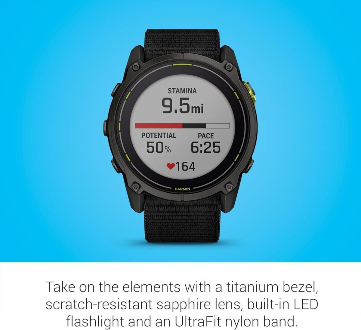 Garmin Enduro  3 – 51 mm, Solar, Sapphire, Ultraperformance GPS Smartwatch