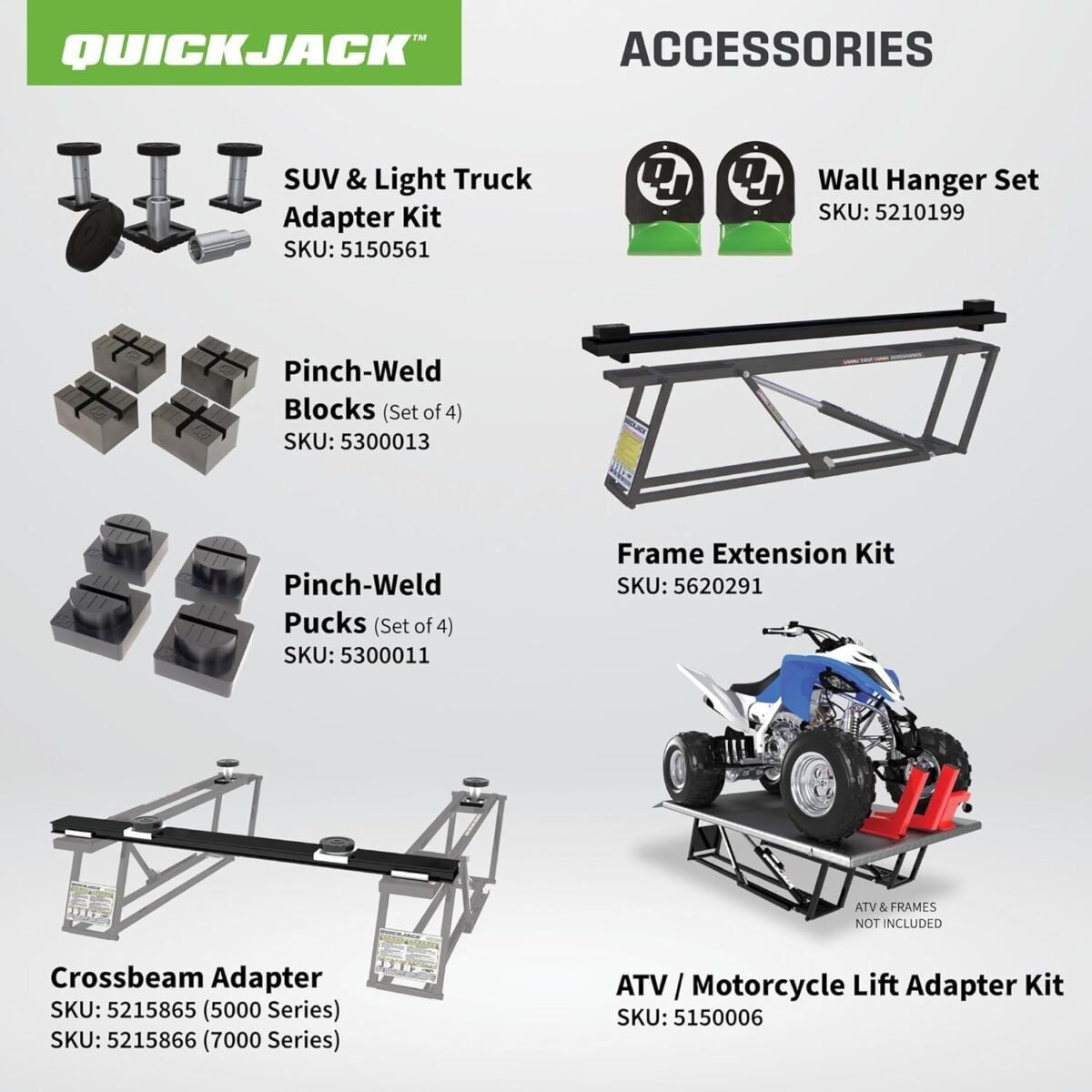 QuickJack 7000TL Portable 7,000lb Capacity Car/Vehicle/Auto Lift/Home/Shop/Garage