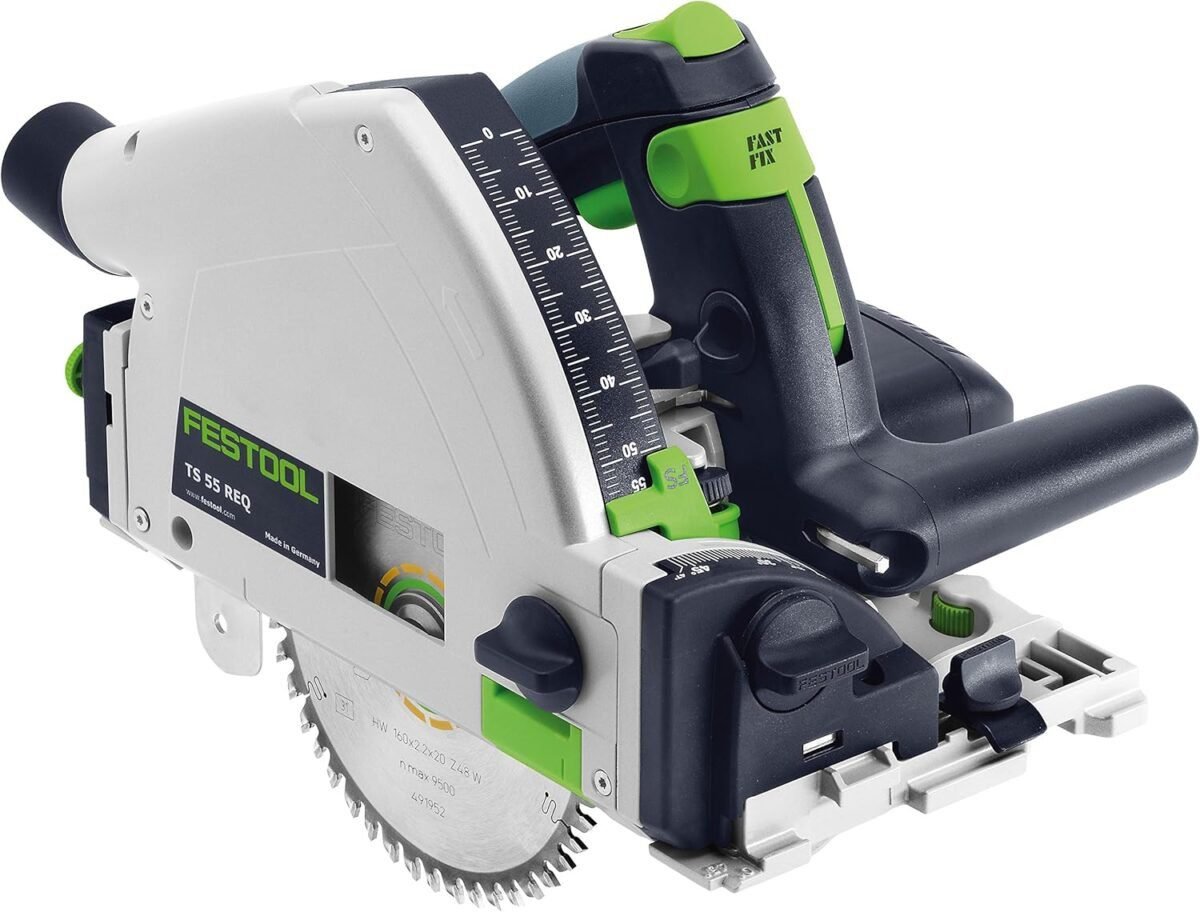 Festool 575387 Plunge Cut Track Saw Ts 55 Req-F-Plus