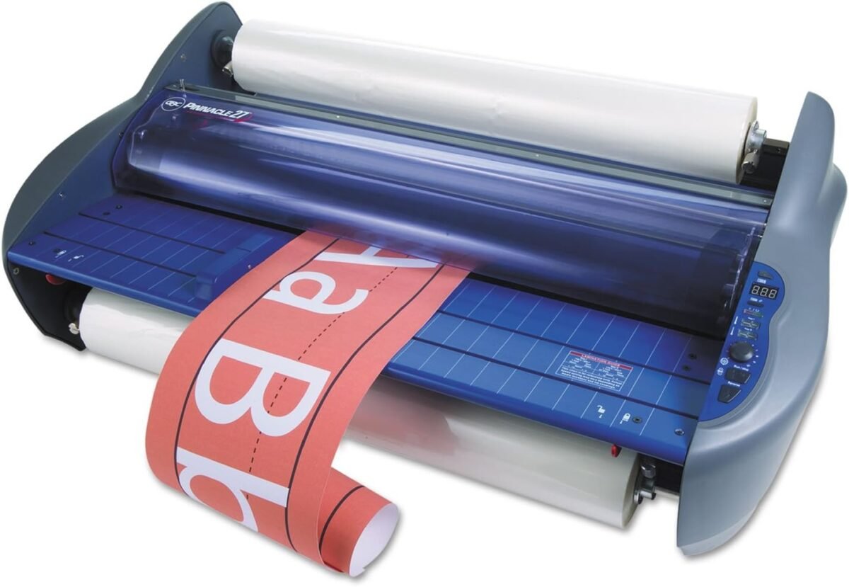 GBC HeatSeal Pinnacle 27 Thermal Roll Laminator, 27" Maximum Width, 6 Minute Warm-Up