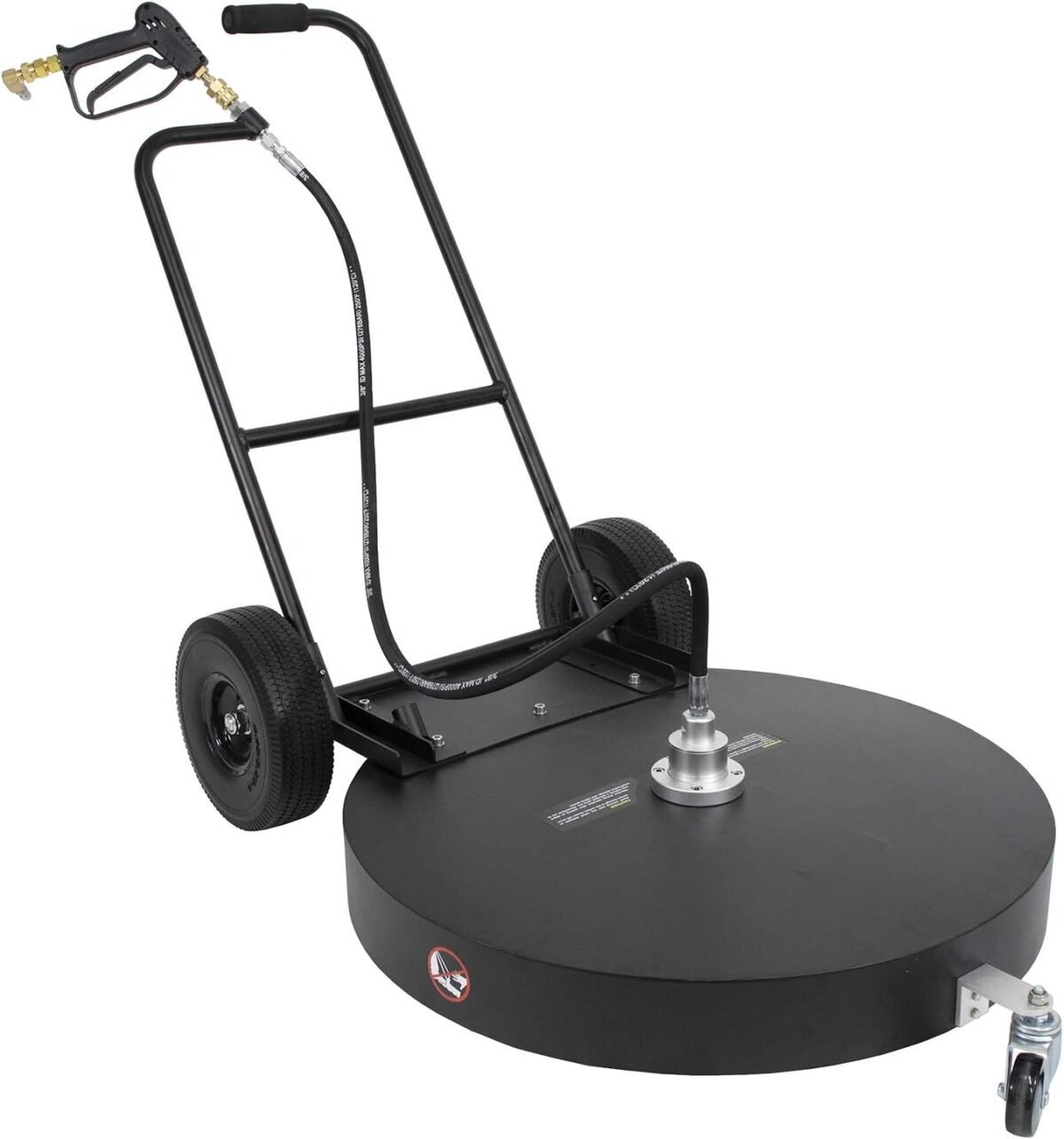 30" Aluminum Flat Surface Cleaner for Hot Cold Water Pressure Washer 4000 PSI