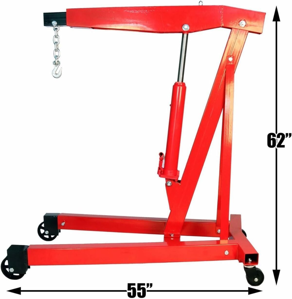 Dragway Tools 3 Ton 6000 lb Heavy Duty Engine Hoist Cherry Picker