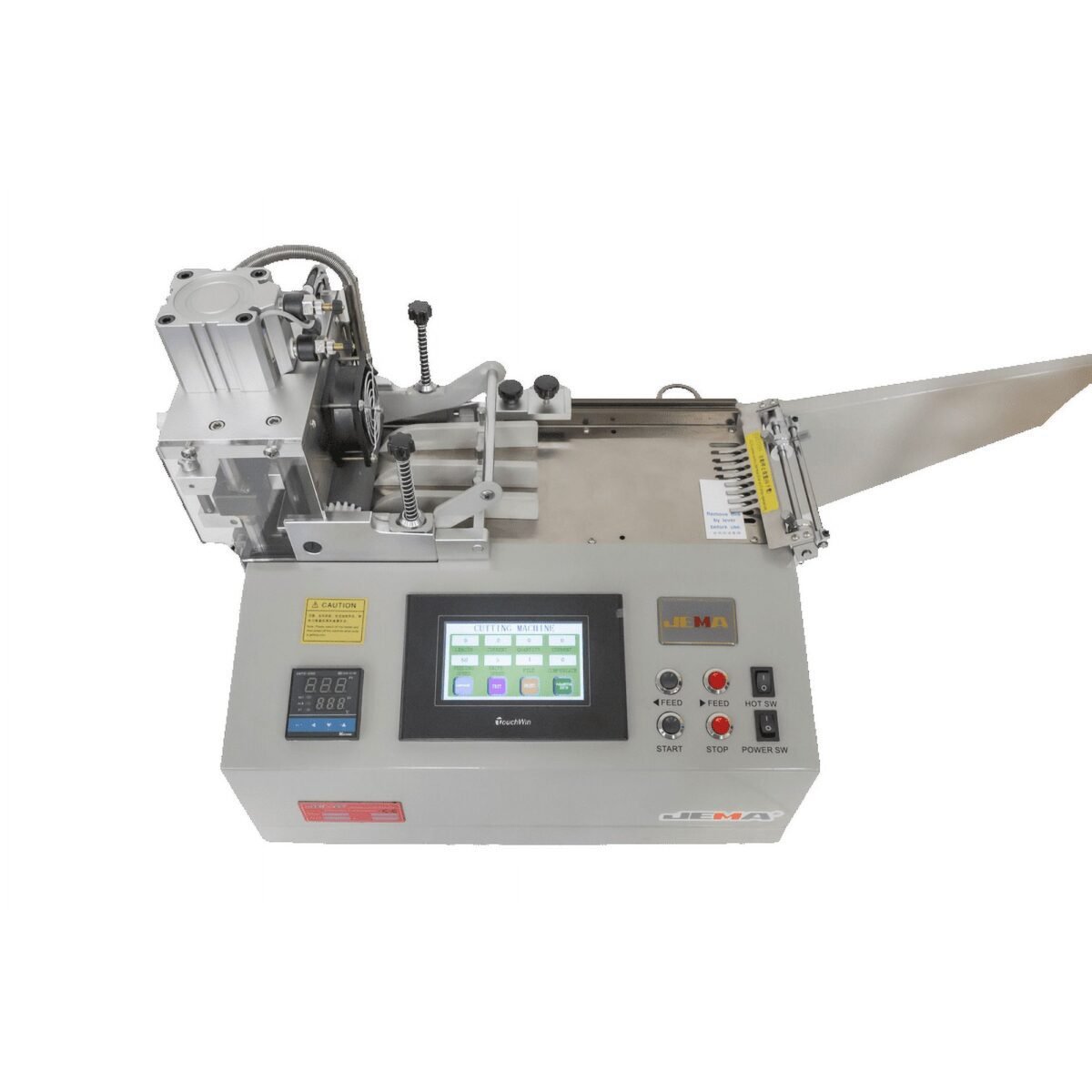 JM-120PHS New Generation Penumatic Label Hot Cutting Machine