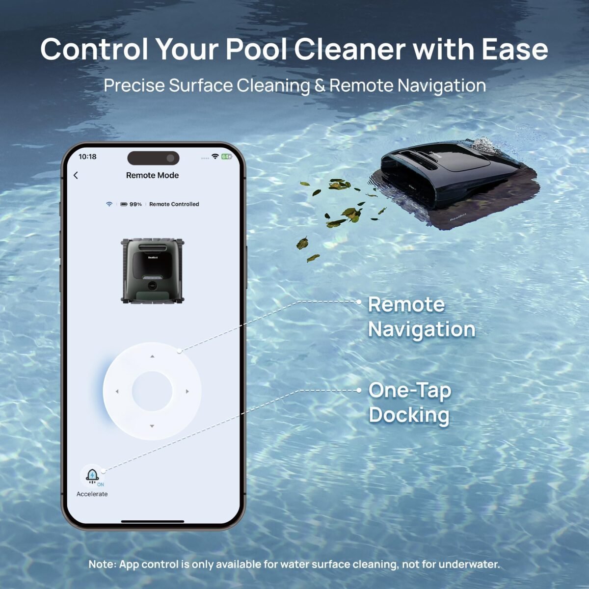 Beatbot AquaSense 2 Pro Pool Vacuum Robot, Unmatched 5-in-1 Cleaning