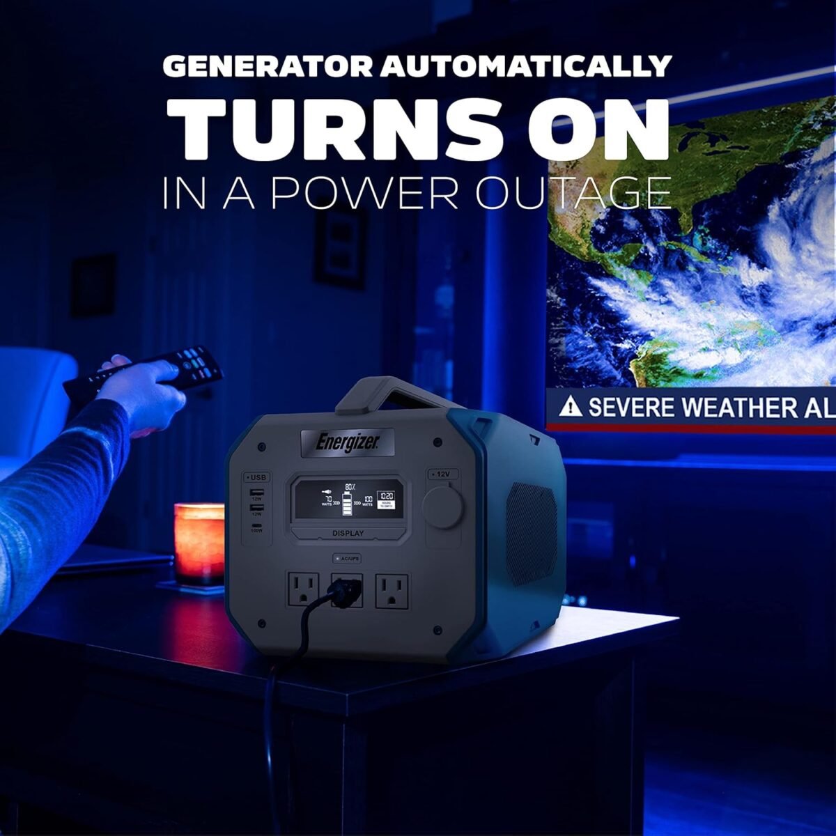 Energizer Ultimate PowerSource™ Pro Battery Generator and Solar Panel Bundle- Portable Battery Generator