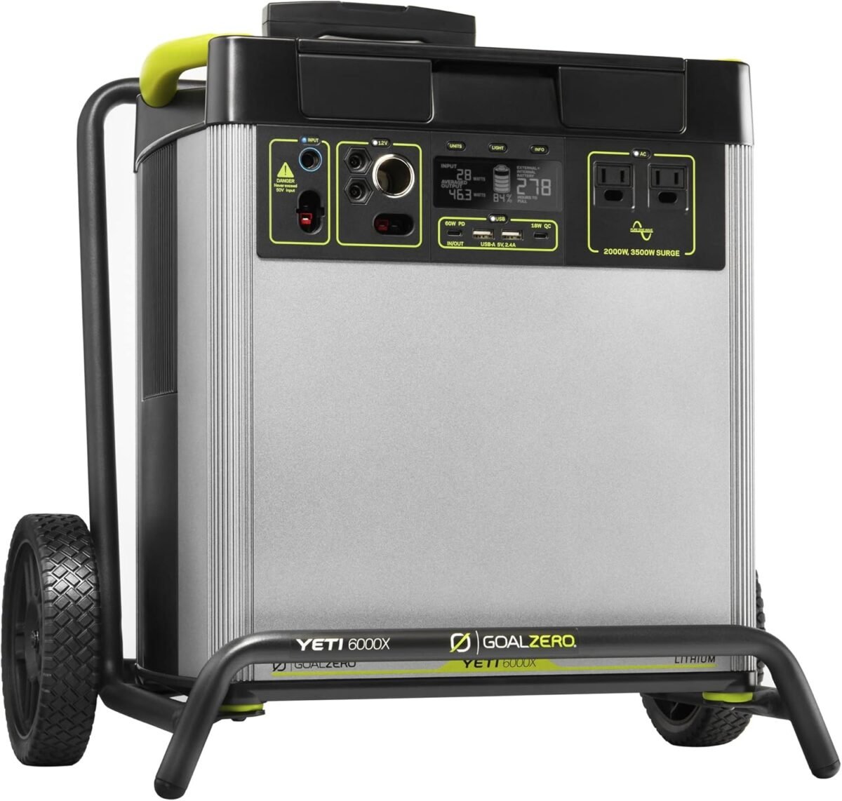 Goal Zero Yeti 6000X Portable Power Station for Homes, 6000 Watt-Hours