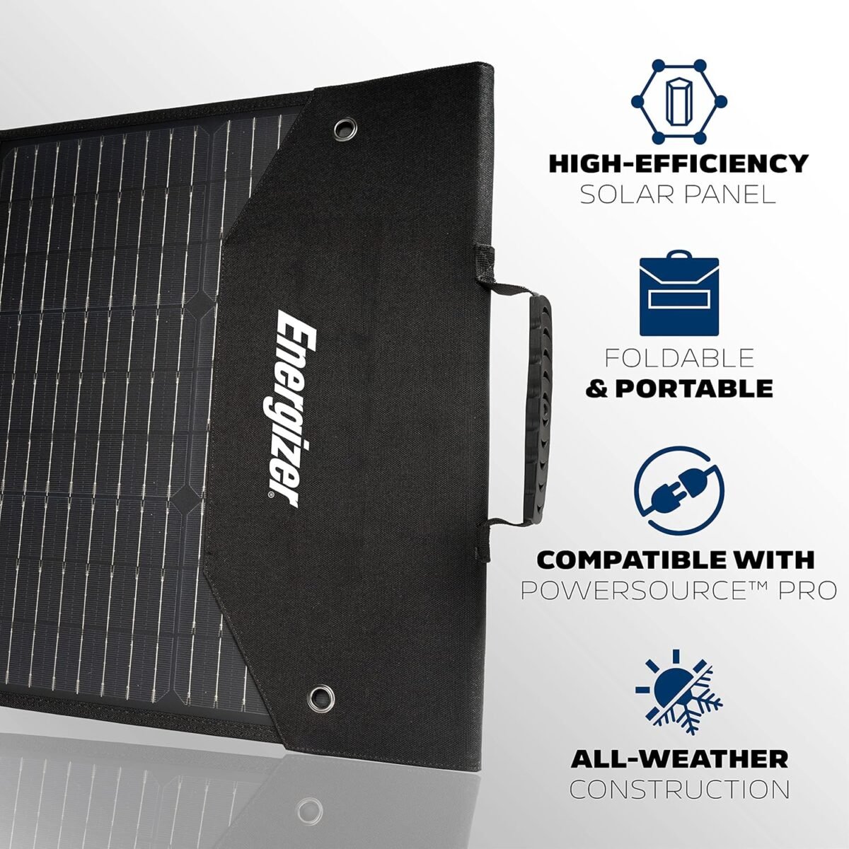 Energizer Ultimate PowerSource™ Pro Battery Generator and Solar Panel Bundle- Portable Battery Generator