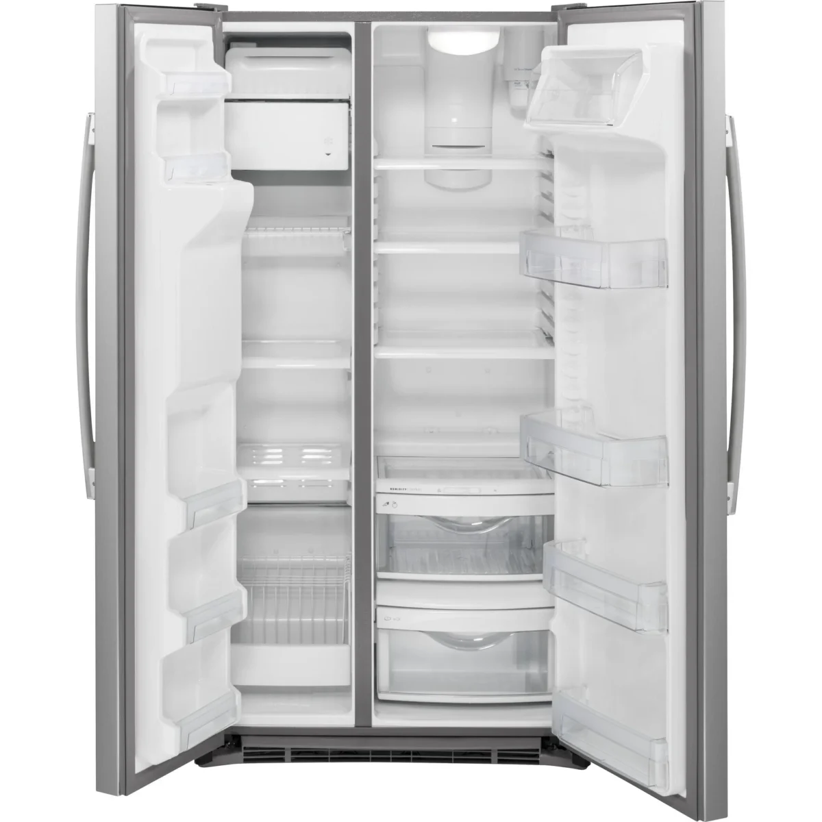 GE GZS22DSJSS 22 Cu. Ft. Stainless Counter-Depth Side-by-Side Refrigerator