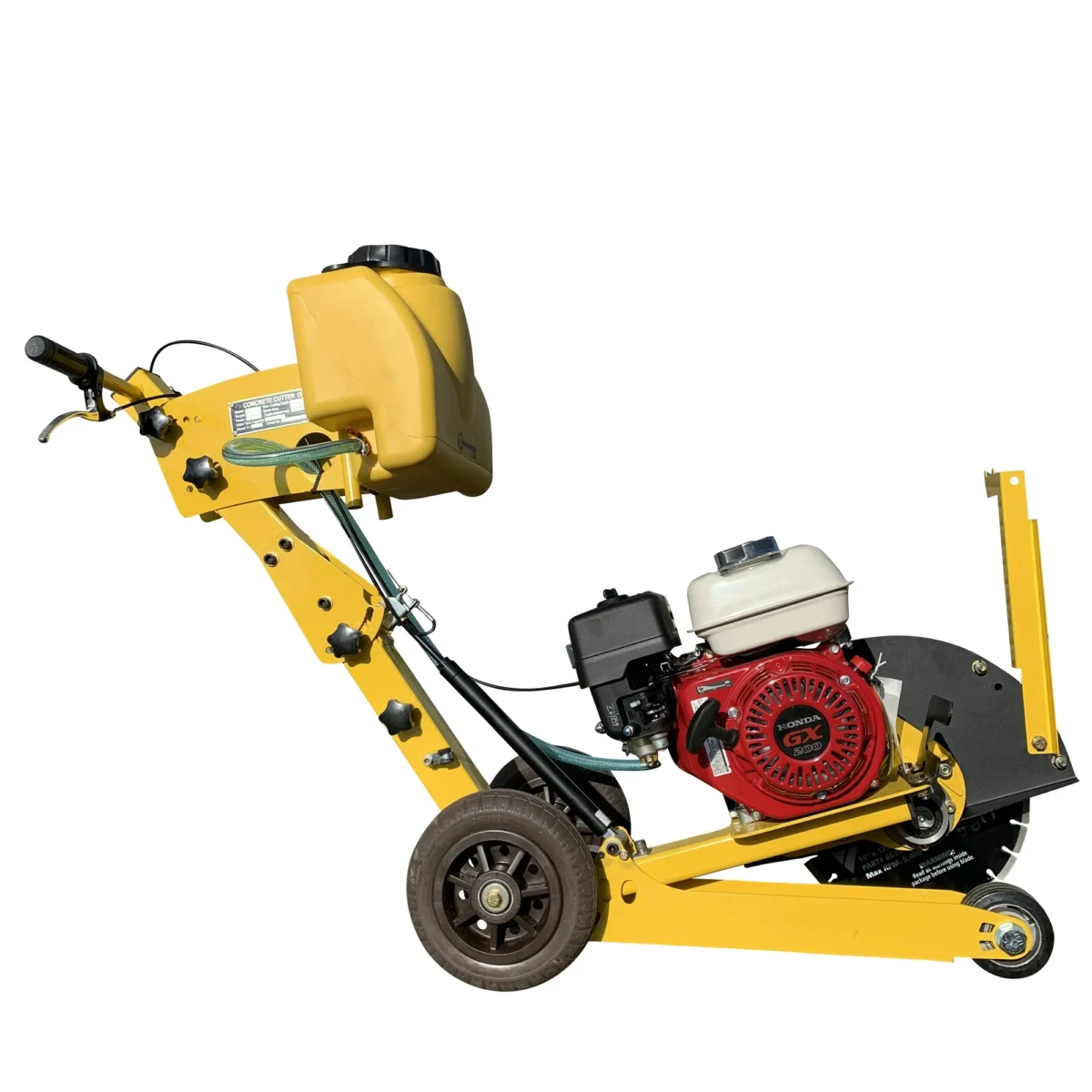 Commercial Honda GX200 16" compact walk-behind concrete saw cement EPA