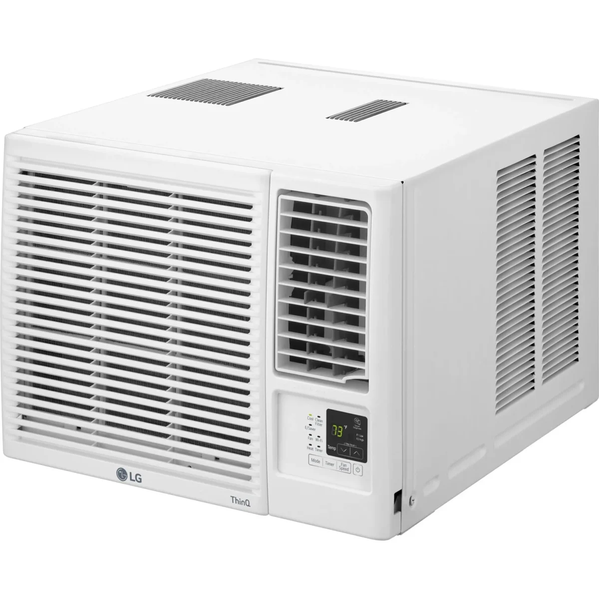 LG Electronics 12,000 BTU (11200 Heating BTU) Heat and Cool Window Air Conditioner, White, LW1221HRSM