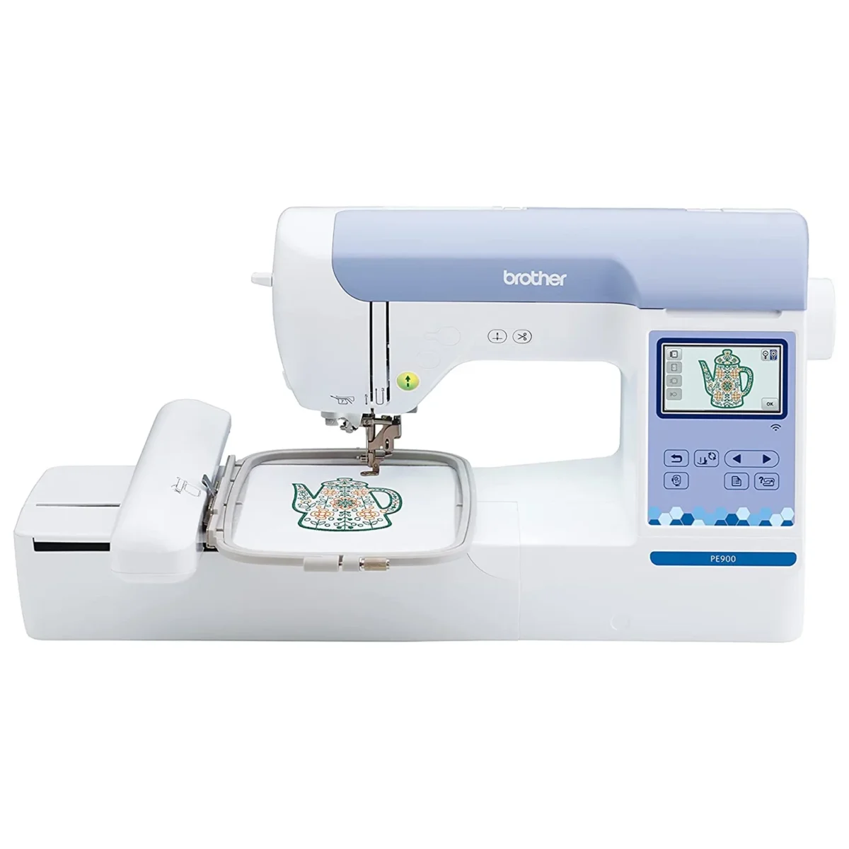 Brother PE900 5" x 7" Computerized Embroidery Machine with Bonus Brother Magnetic 4” x 7” Frame SAMF180N