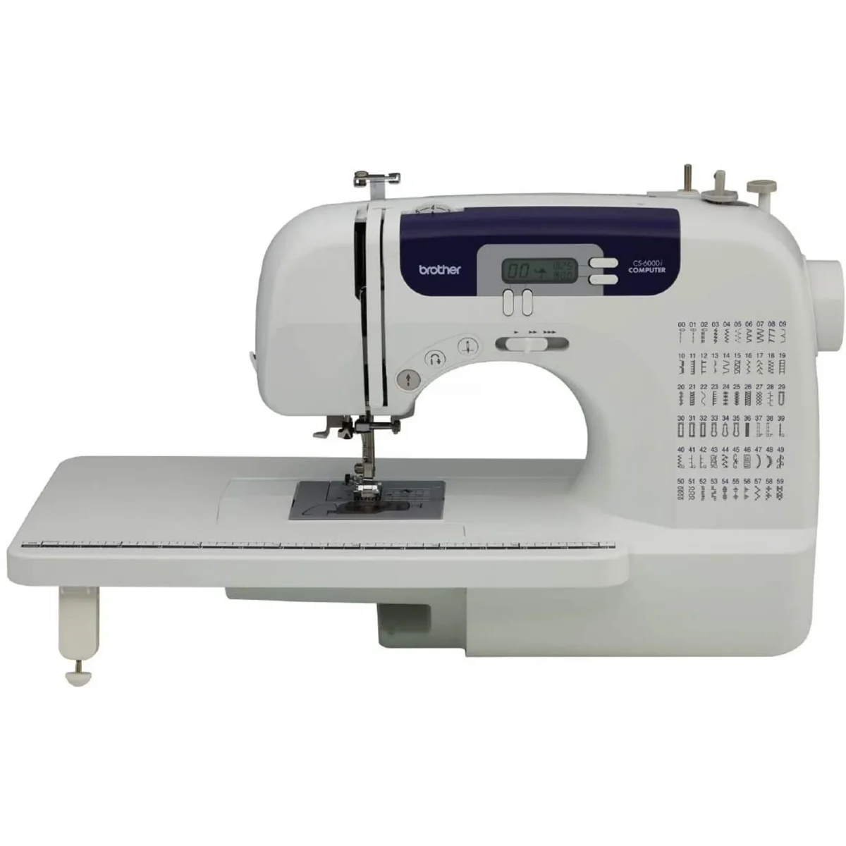 Brother CS6000i 60 Built-in Stitches Sewing and Quilting Machine with Wide Table