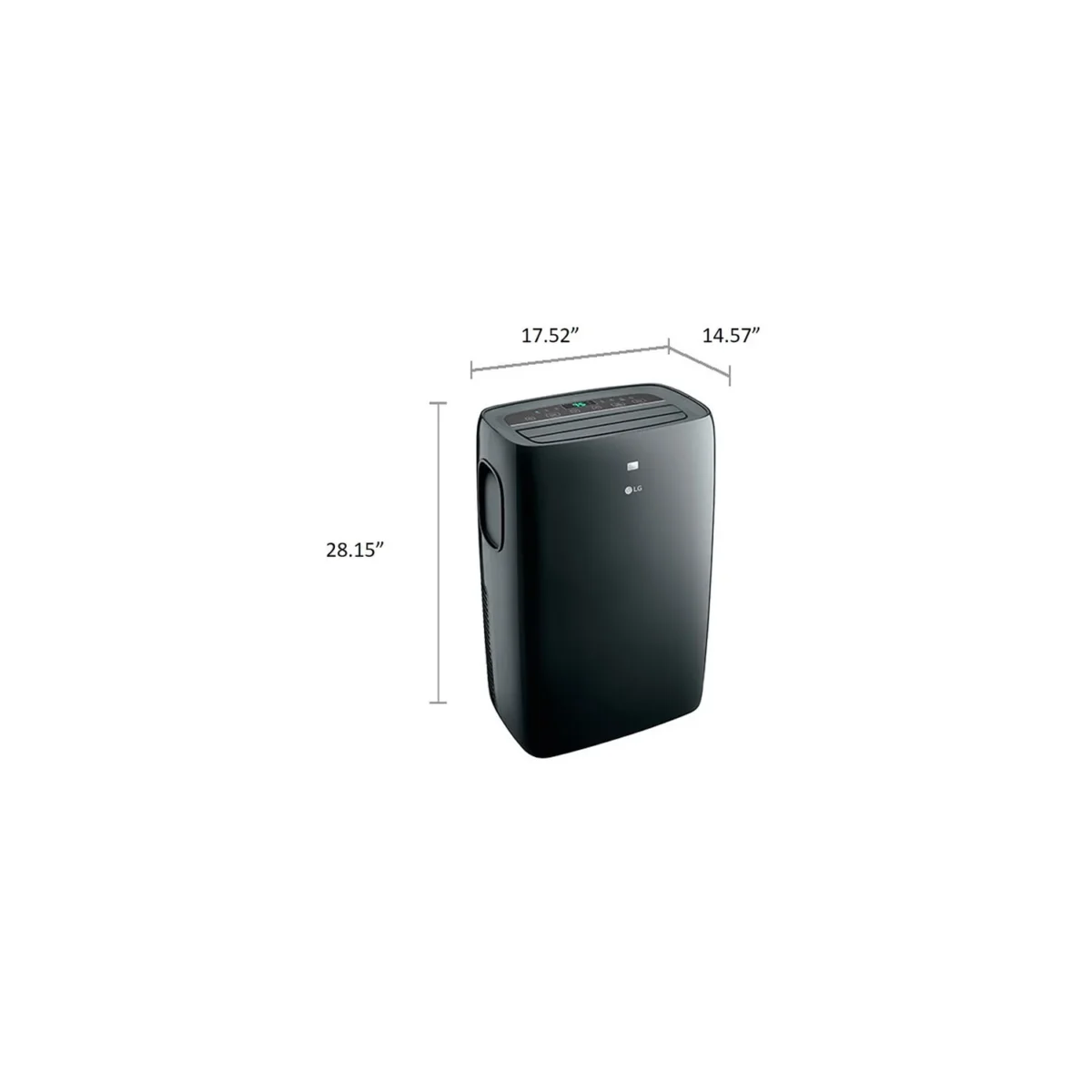 LG Electronics 8,000 BTU (12000 BTU ASHRAE) 350 Sq ft New Portable Air Conditioner, LP0821GSSM