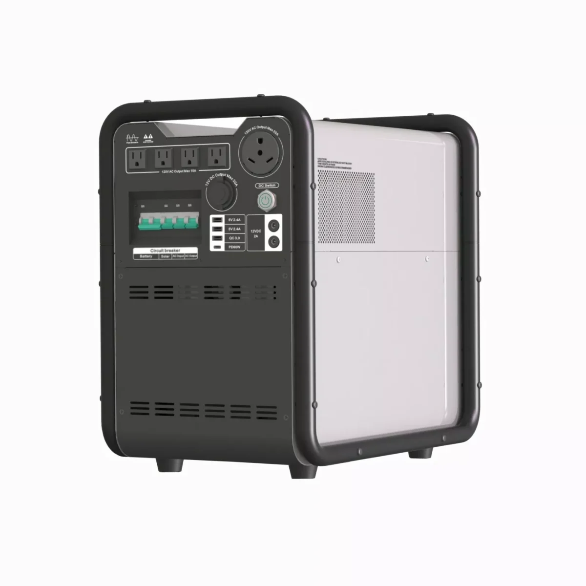 Hysolis MPS 4500wH / 3000W Solar Generator Lithium Battery Power Station